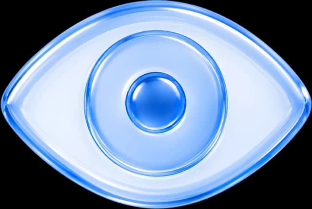 Illustration of an eye for privacy and data protection